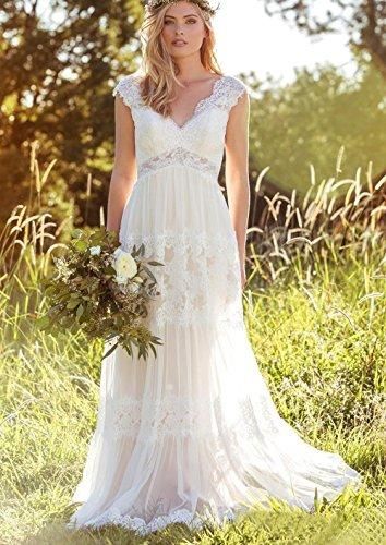 Cheap Bridal Gowns Best Of Backless Bohemian Wedding Dresses Lace Bridal Gowns In 2019