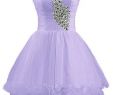 Cheap Lilac Dresses Inspirational Cheap Cheap Prom Dresses 2017 Purple Beading Sweetheart Short Prom Dress Custom Made Womens Short Illusion organza Dresses evening Wear Gown as Low as