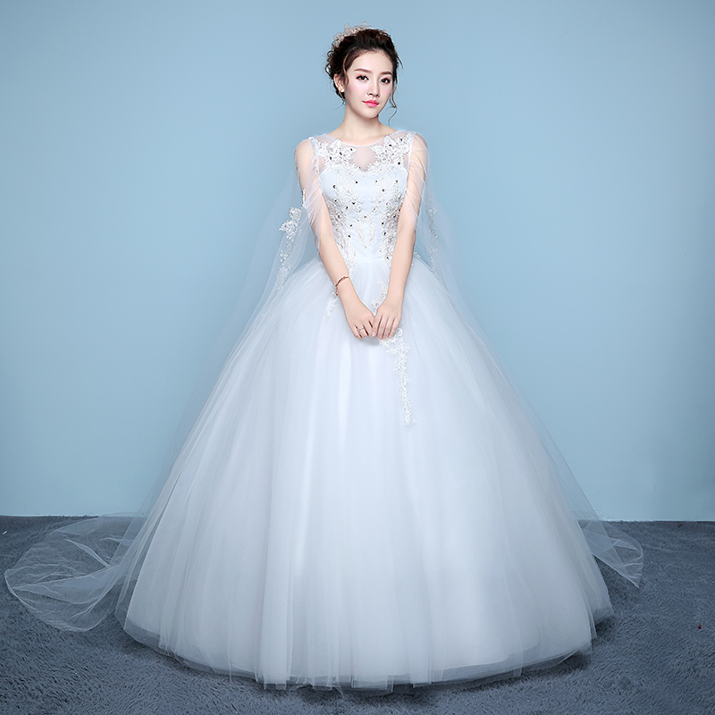 Cheap Off White Wedding Dresses Elegant Buy Long Lace Wedding Dresses A Line O Neck F White Cheap