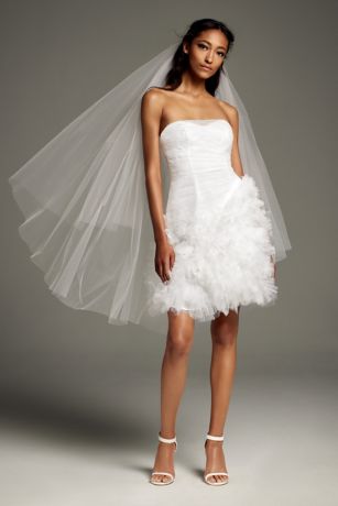 Cheap Plus Size Short Wedding Dresses Luxury White by Vera Wang Wedding Dresses & Gowns