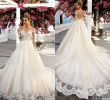 Cheap Plus Size Wedding Dresses Under 50 Best Of Discount 2018 Ball Gown Plus Size Wedding Dresses Sheer Neck Long Sleeves Illusion button Back Lace Applique Bridal Gowns Wedding Gowns Bridal Dresses