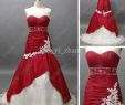 Cheap Red and Black Wedding Dresses Beautiful Red and Black Wedding Gowns Elegant Kupuj Line Wyprzedaowe