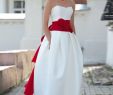 Cheap Red and White Wedding Dress Elegant Bridal Style Inspiration soft Sculpted Chic