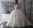 Cheap Red and White Wedding Dress Lovely 3 4 Long Sleeves Ball Gown Wedding Dresses Lace Applique organza Scoop Neck Floor Length 2019 Custom Made Wedding Bridal Gowns