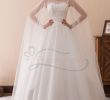 Cheap Vintage Lace Wedding Dresses Luxury Vintage Wedding Dress with Cape Cloak Tulle Appliques Bridal
