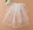 Cheap Wedding Accessories Best Of Cheap Layered White Pageant Veil for Girls 2018 Flower Girl Veils for Weddings Cute Beaded Princess In Stock Veil with Bow Cheap Wedding Veil First