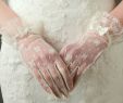Cheap Wedding Accessories Elegant 2019 E Size Full Finger Wrist Length Sheer Lace Bridal Gloves New Arrival Simple In Stock Cheap Lace Wedding Gloves Wedding Accessories Girls White