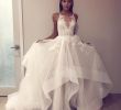Cheap Wedding Dresses Elegant Discount Spaghetti Beach Wedding Dresses 2019 Summer Sheer Neck Lace Appliques Bridal Gowns Tulle Tiered A Line Bridal Gowns Light Cheap Bridal Dress