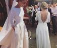 Cheap Wedding Dresses Nyc Awesome Discount Simple Wedding Dresses Romantic A Line Long Sleeves Open Backless Satin Special Occasion Mopping Section Ivory White Bridal Gowns Wedding