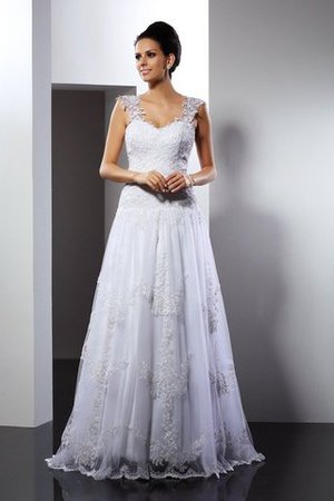 9ce2 yke8b a line empire waist wide straps lace court train wedding dress