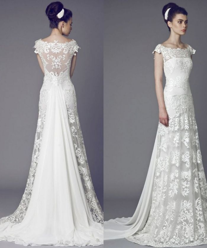 formal wedding gown elegant elegant chiffon wedding dress