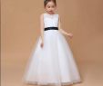 Child Dresses for Wedding Fresh Promotion Style Sleeveless Pretty Girl S Wedding Dresses White Tulle with Lace Appliques Little Princess Dress Casual Flower Girl Dresses Chiffon