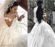 China Wedding Dresses Awesome 2018 New Arabic Ball Gown Wedding Dresses F Shoulder Illusion Lace Applique Crystal Beaded Satin Long Plus Size formal Bridal Gowns Wedding Dresses