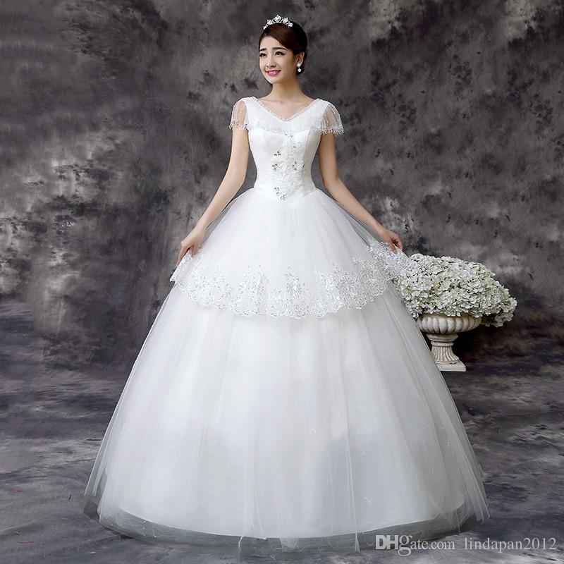 China Wedding Dresses Inspirational Wedding Dress 2016 Hot Sale Sweetangel China Wedding Gowns Korean Style Lace Wedding Dress De Noiva Fashion White Princess Qd61
