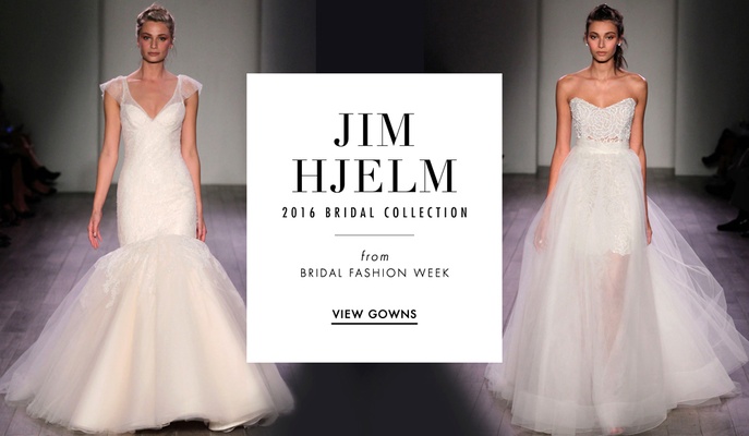 China Wedding Dresses Luxury Wedding Dresses Jim Hjelm Spring 2016 Bridal Collection
