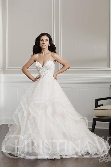 christina wu flounce skirt wedding gown 01 541
