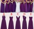 Christmas Bridesmaid Dresses Beautiful Perfect Chiffon Purple Bridesmaid Dresses Floor Length A