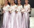 Christmas Bridesmaid Dresses Lovely 2018 New Design Long Sleeves Bridesmaid Dresses White Lace Applique top Vintage Winter Church Maid Honor Wedding Guest Party Gowns Bridesmaid