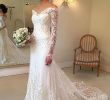 Church Wedding Dresses Awesome Long Sleeves Lace Mermaid Wedding Dresses 2017 south Africa Sheer Applique Church Bridal Gowns F Shoulder Court Train Wedding Gowns
