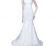 Civil Ceremony Dress Fresh Sslw Wedding Gown La S Shoulder Tail Show Skinny Bride