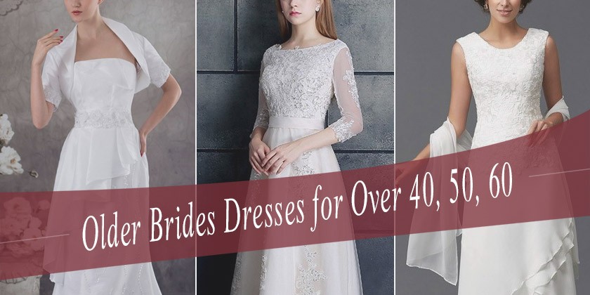 Civil Courthouse Wedding Dresses Elegant Wedding Dresses for Older Brides Over 40 50 60 70