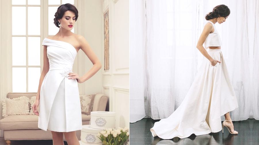 Civil Wedding Dress Beautiful Elegant Wedding Gown Inspirations for the Minimalist Bride