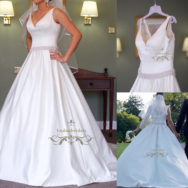 Classic Wedding Dress Elegant Timeless and Classic Ball Gown Wedding Dress Beautiful and Glamourous Flattering Elegant Bridal Gowns Y V Neckline Duchess Bride Me Val Wedding