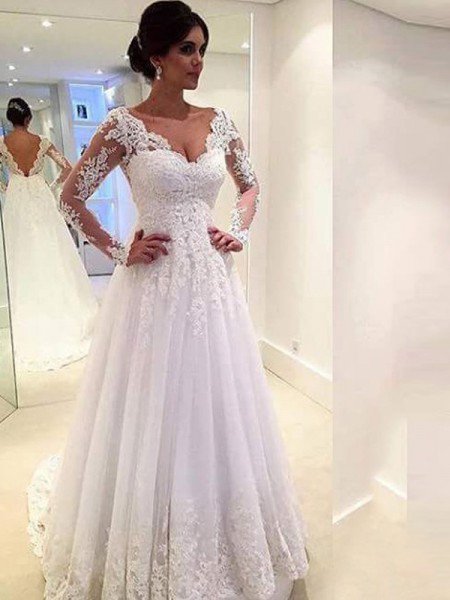 Clearance Bridal Gowns Beautiful Cheap Long Sleeve Lace Wedding Dresses Unique Wedding Gowns