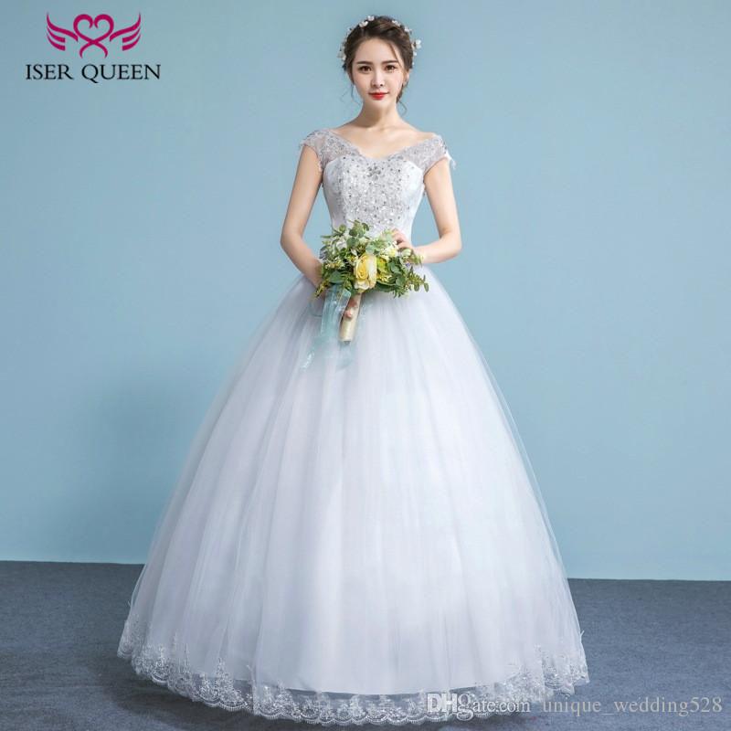 affordable wedding gowns lovely discount iser queen y a line lace up v neck simple modern wedding