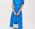 Cobalt Blue Dresses for Wedding Guests Lovely Petite Cowl Jacquard Midi Dress Cobalt Coloured Cowl
