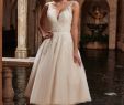 Cocktail Lenght Wedding Dresses Luxury Marys Bridal Mb2023 Tea Length Wedding Gown