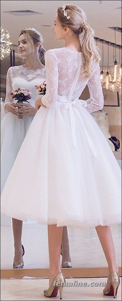 Cocktail Length Wedding Dress Inspirational 111 Elegant Tea Length Wedding Dresses Vintage