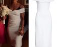 Cold Shoulder Dresses for Wedding Luxury athena Angela Bassett S Cold Shoulder Wedding Dress From 9