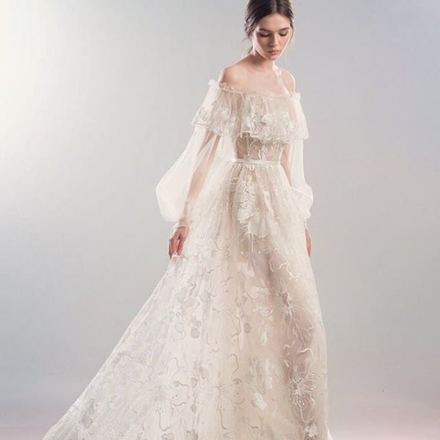 Color Embroidered Wedding Dress Best Of This Long Bridal Dress In A soft Ivory Color Seems to Be