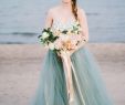 Colored Beach Wedding Dresses Luxury Fairy Colorful Country Beach Wedding Dresses Bridal Gowns Strapless Sweetheart Lace Tulle Pale Blue Tulle Sweep Train Petals