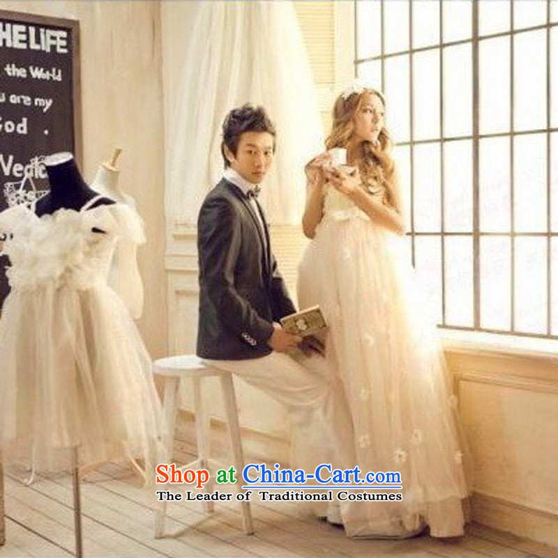 Colorful Wedding Dresses 2015 Elegant Love so Peng Palace Lace Korean Won Princess Bride Wedding