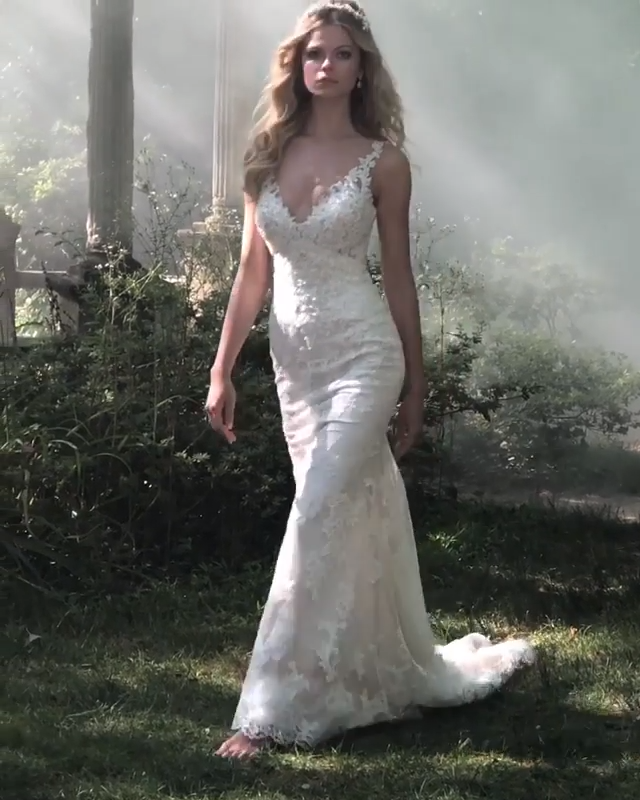 Column Wedding Dress Best Of Stunning Embroidered Sleeveless Lace Sheath Wedding Dress