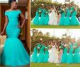 Coral and Teal Bridesmaid Dresses Fresh Aqua Teal Turquoise Mermaid Bridesmaid Dresses F Shoulder Long Ruched Tulle Africa Style Nigerian Bridesmaid Dress Bm0180 Plus Size Bridesmaid Dress