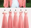 Coral Colored Dresses for Wedding Luxury 75 Best Coral Bridesmaid Dresses Images In 2019