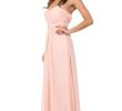 Coral Colored Dresses for Wedding Unique Strapless Chiffon Bridesmaids Dress In Light Coral