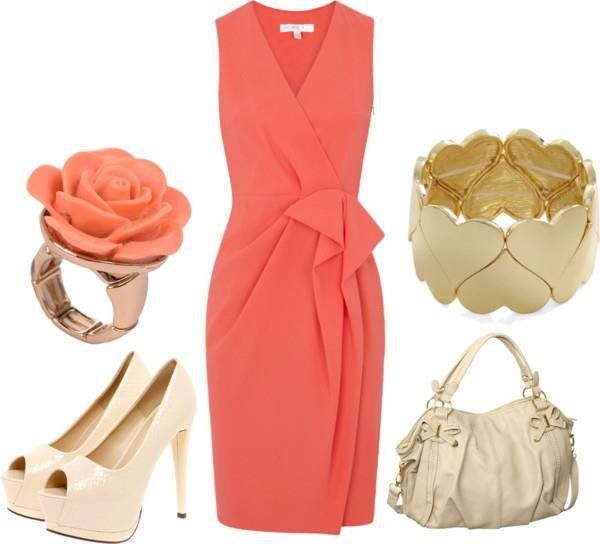 Coral Dresses for Wedding Beautiful Coral Dress for Wedding Guest Style