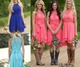 Coral Dresses for Wedding Best Of 2019 Cheap Country Short Bridesmaid Dresses Coral Sky Blue Modest Wedding Guest Gowns Knee Length Bridesmaids Dress Maid Honor Cps575 formal