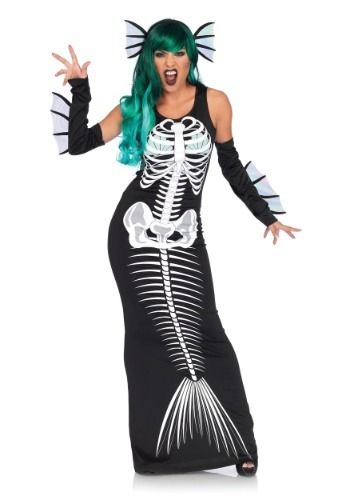 Costume Shapes Beautiful Skeletal Siren Best Female Halloween Costumes