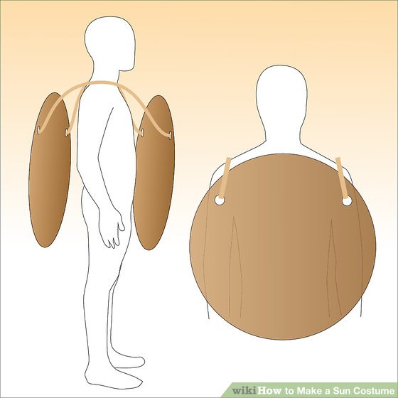 Costume Shapes Fresh How to Make A Sun Costume 12 Steps with Wikihow