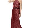 Cranberry Dresses for Wedding Lovely Sequins Bridesmaid Dresses