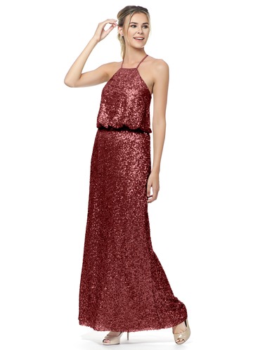 Cranberry Dresses for Wedding Lovely Sequins Bridesmaid Dresses