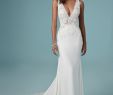 Crepe Wedding Dress Awesome Maggie sottero Aidan Size 16