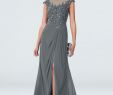 Crepe Wedding Dress Awesome Steel Grey Mother the Bride Dresses
