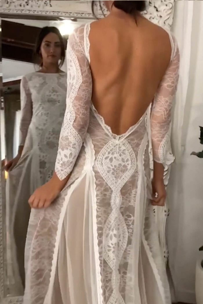 Crochet Lace Wedding Dresses Beautiful Inca
