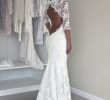 Crochet Lace Wedding Dresses Elegant Keyhole Back Wedding Dress In Corded French Lace Illusion Neckline Lace Dress Trumpet Wedding Dress with Sleeves